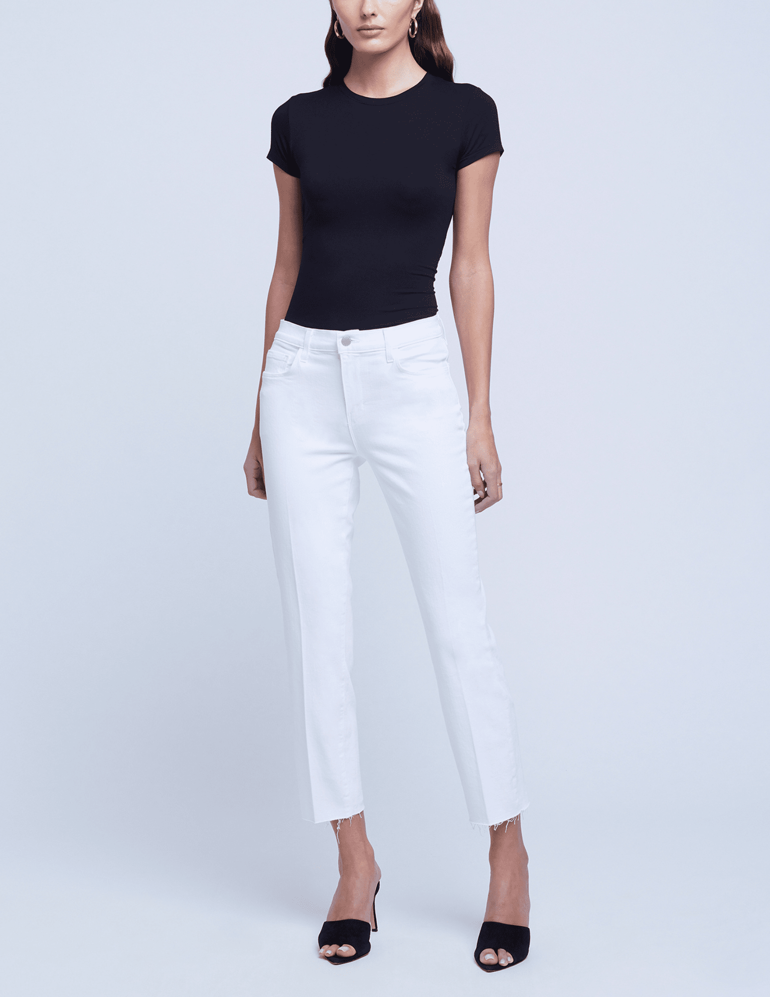 L'Agence - L'Agence Sada High Rise Cropped Slim Jean - Buy Online