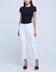 L'Agence - L'Agence Sada High Rise Cropped Slim Jean - Buy Online