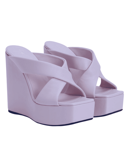 Giuseppe Zanotti - Giuseppe Zanotti Meissa Cross Wedge Sandal - Buy Online