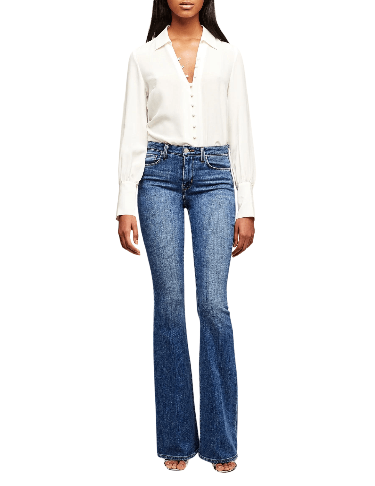 L'Agence - L'Agence Bell High Rise Flare Jean - Buy Online