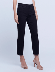 L'Agence Sada High Rise Cropped Slim Jean