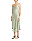 Simkhai Nellie Satin Bias-Cut Slip Dress