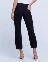 L'Agence Sada High Rise Cropped Slim Jean