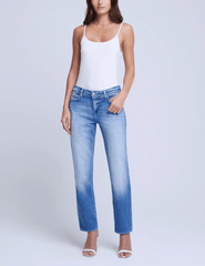 L'Agence Marjorie Mid-Rise Slouch Slim Jean