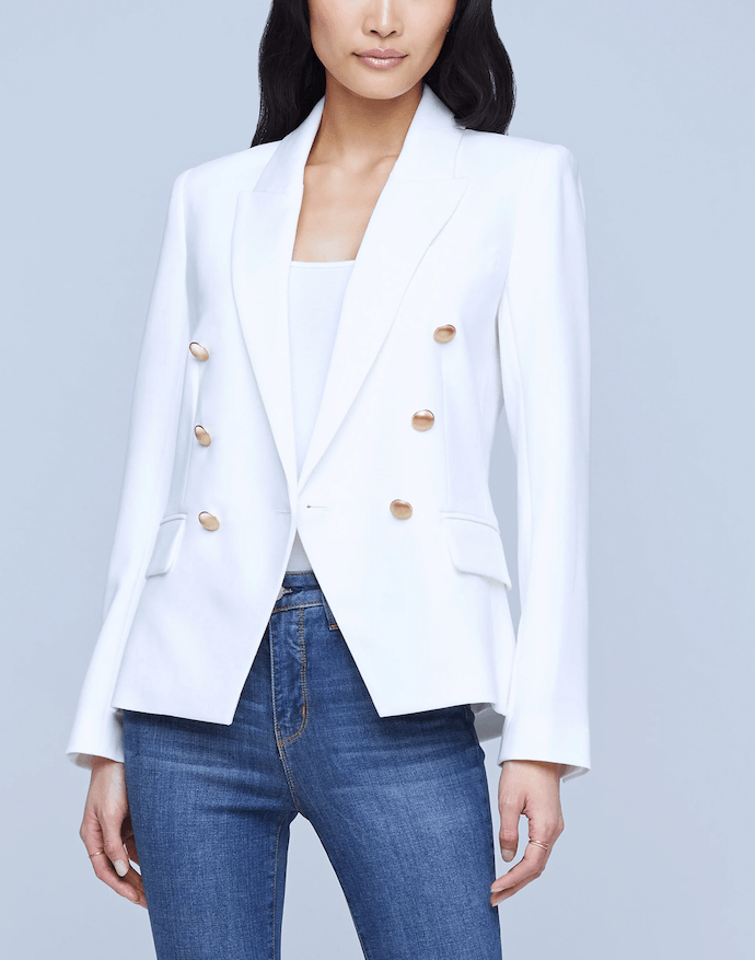 L'Agence - L'Agence Kenzie Double Breasted Blazer - Buy Online