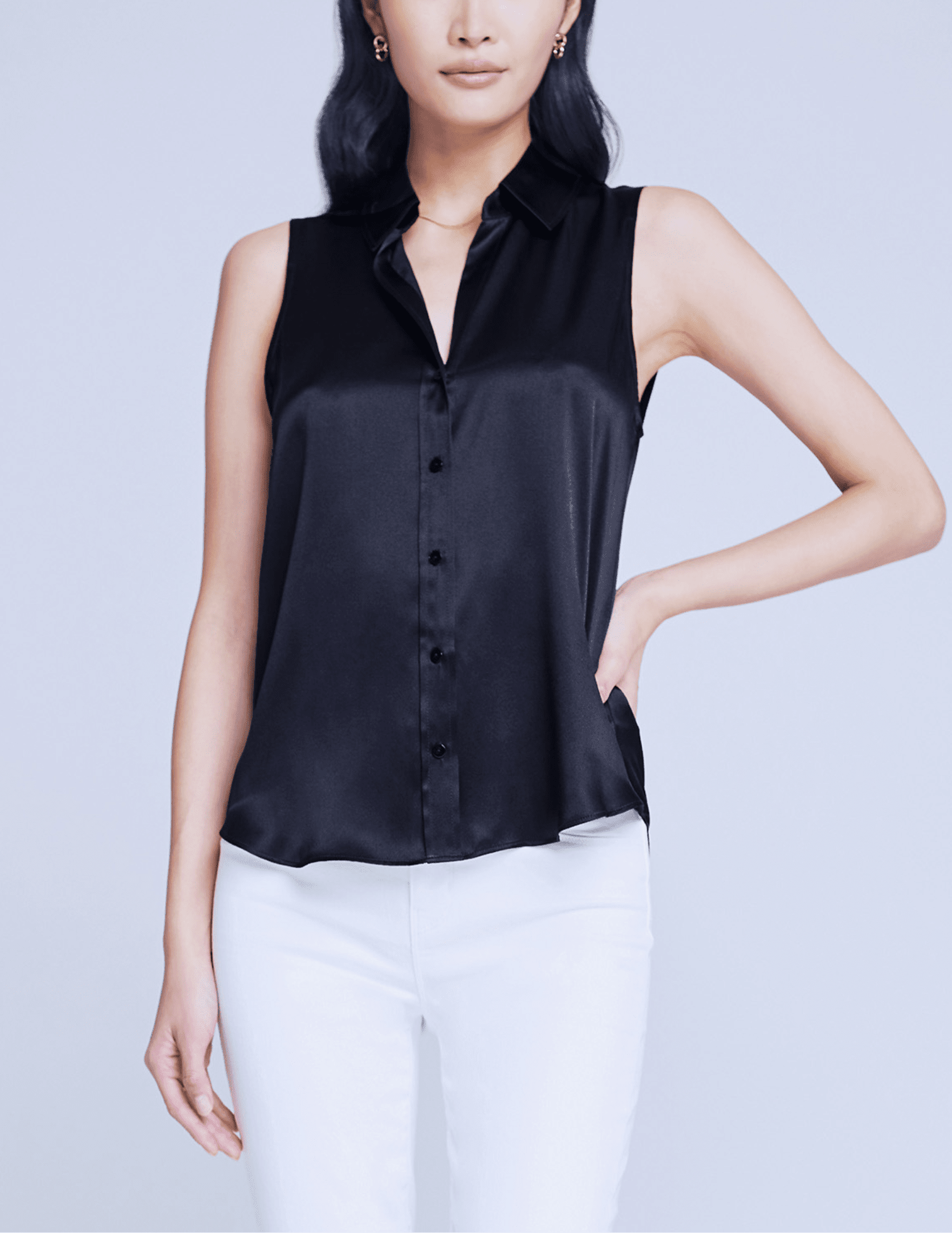 L'Agence - L'Agence Emmy Sleeveless Blouse - Buy Online