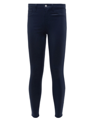 L'Agence Margot High Rise Coated Jean In Navy Coated