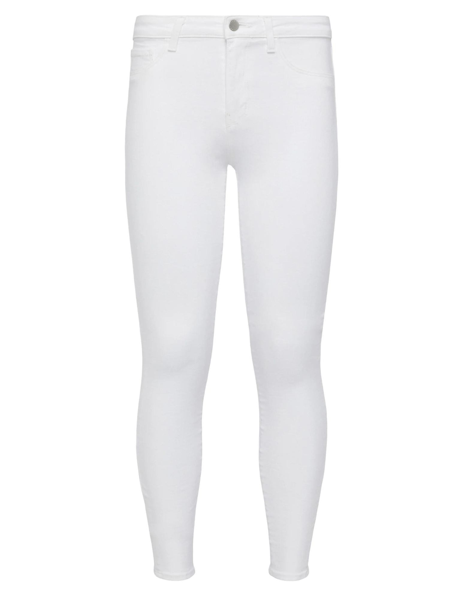 L'Agence Margot High Rise Skinny Jean in Blanc