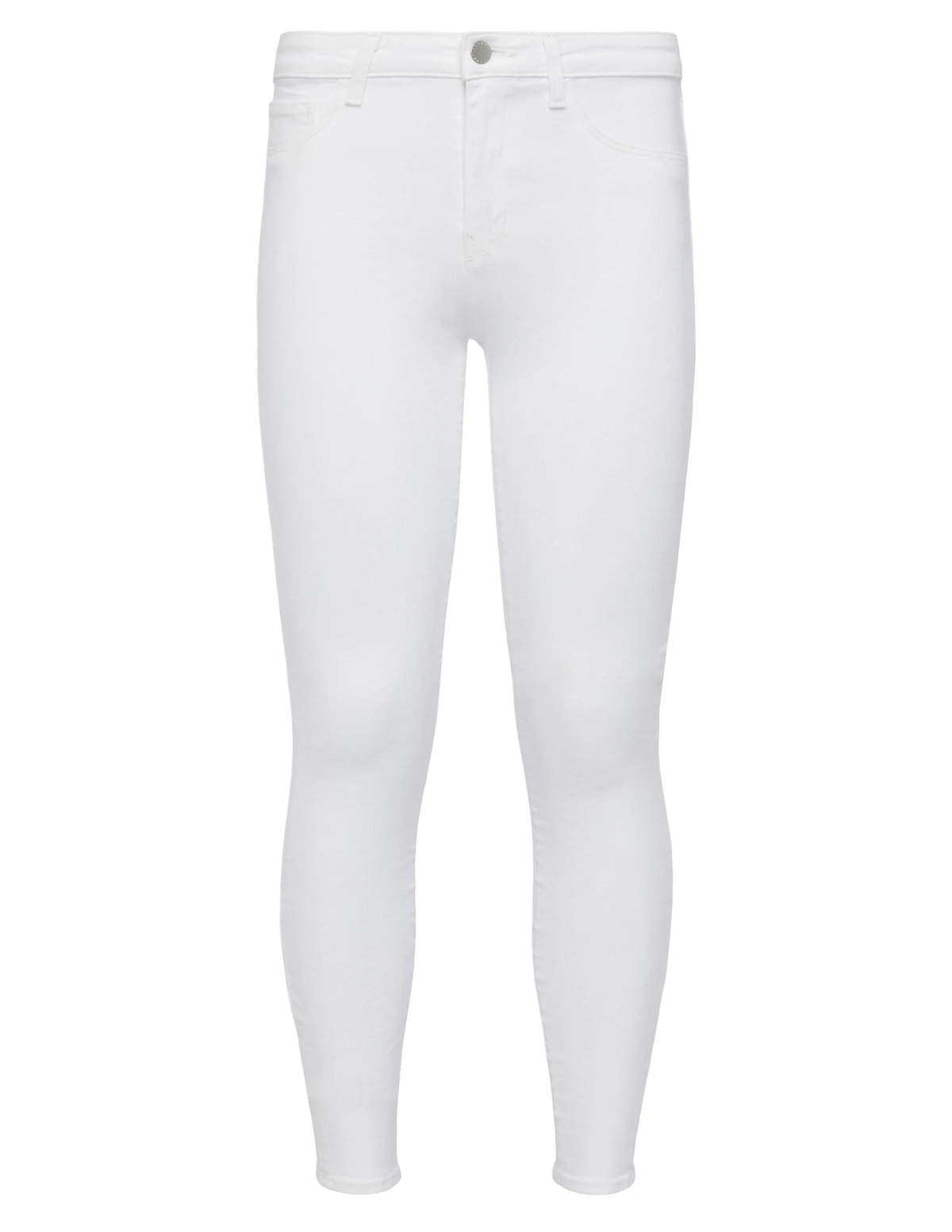 L'Agence Margot High Rise Skinny Jean in Blanc