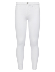 L'Agence Margot High Rise Skinny Jean in Blanc