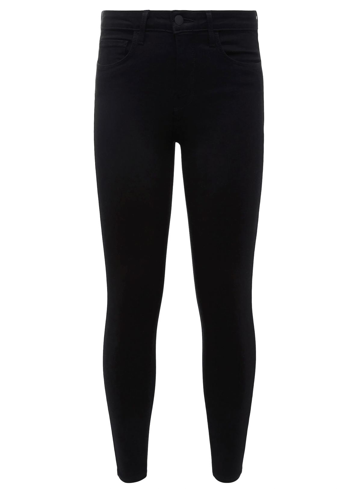 L'Agence Margot High Rise Skinny Jean In Noir