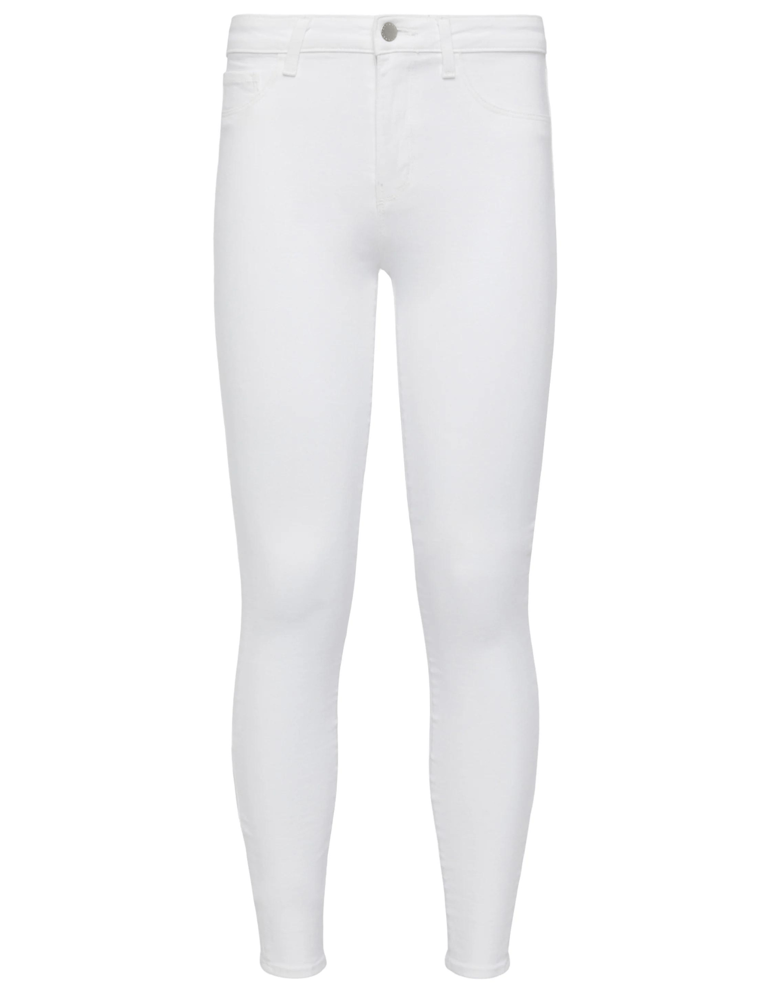 L’AGENCE Marguerite High-Rise Skinny Jeans in White – premium designer denim