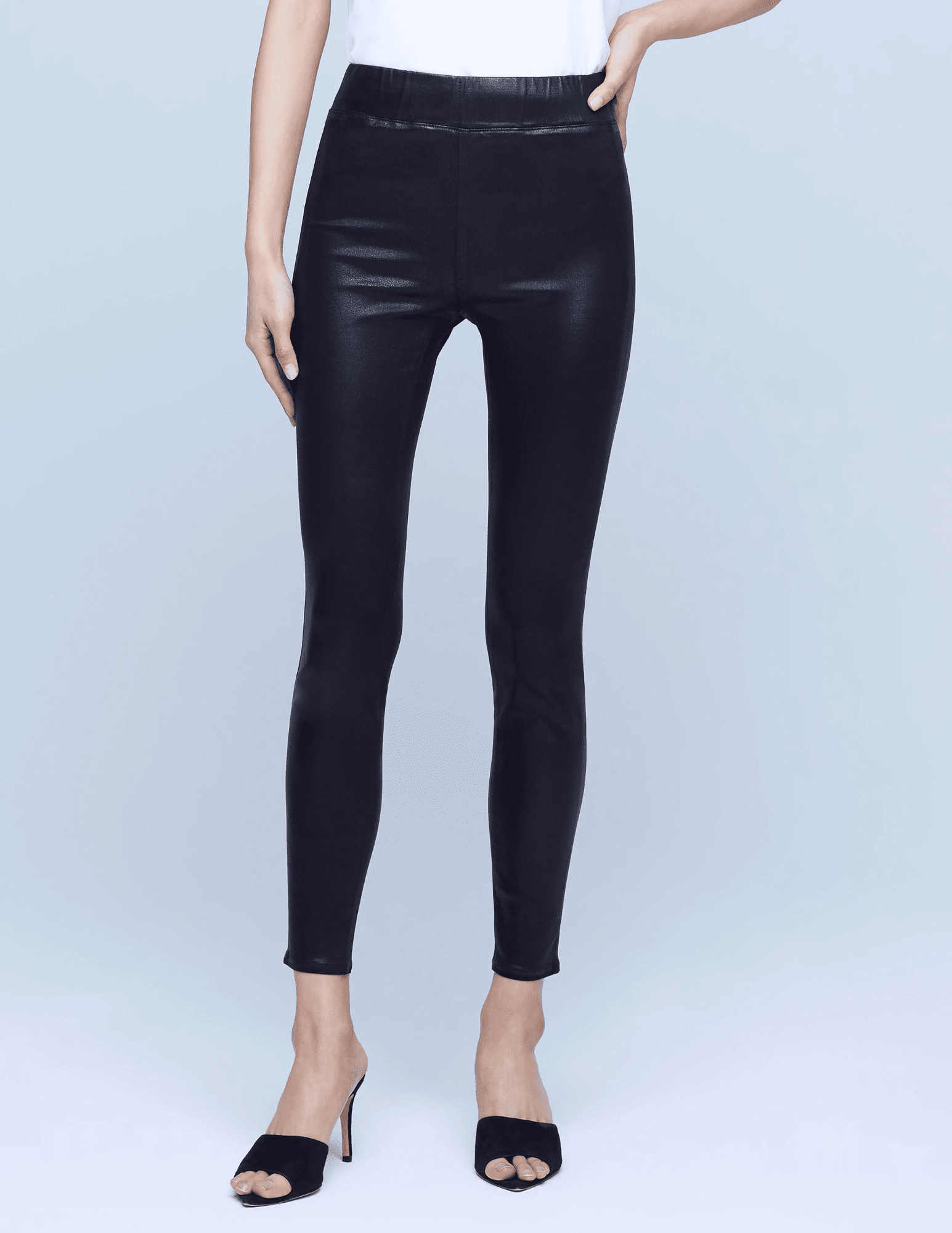 L'Agence - L'Agence Rochelle Coated Pull On Jean - Buy Online