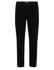 L'Agence Sada High Rise Cropped Slim Jean In Black